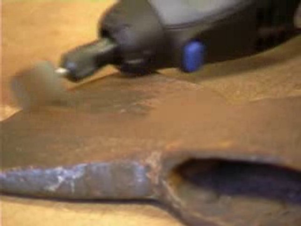 Dremel Oksit Zımpara Kalemi Çalışma Örneği Dremel 516 - 518