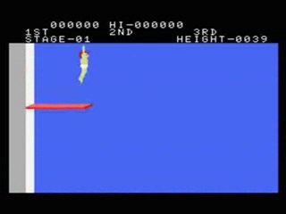 Hyper Sports 1 - MSX : Plongeon