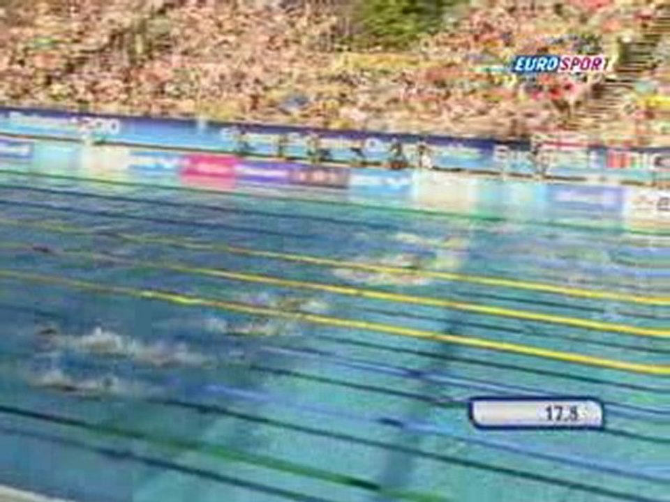 Final 50m femme papillon natation budapest 2010