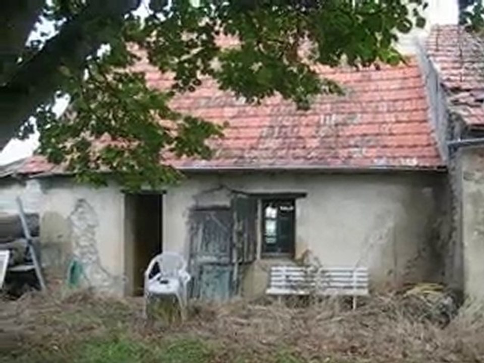 terrain et façade arrière et toiture