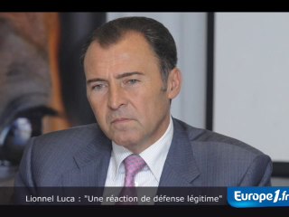 Lionnel Luca : "Une réaction de défense légitime"