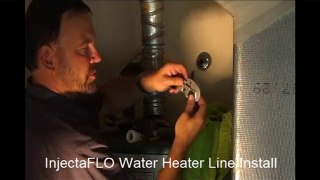 InjectaFLO Hot Water Line Install Whole House Water Filters