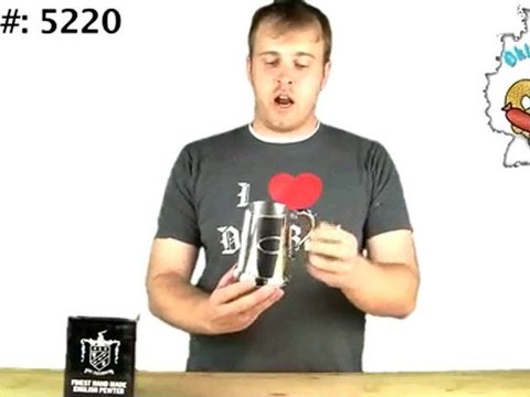 Classic Pewter Tankard w/ Georgian Scroll Handle