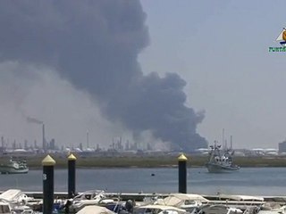 Incendio de la Refinería CEPSA de Huelva