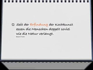 Sprueche aus dem Reich der Kueche