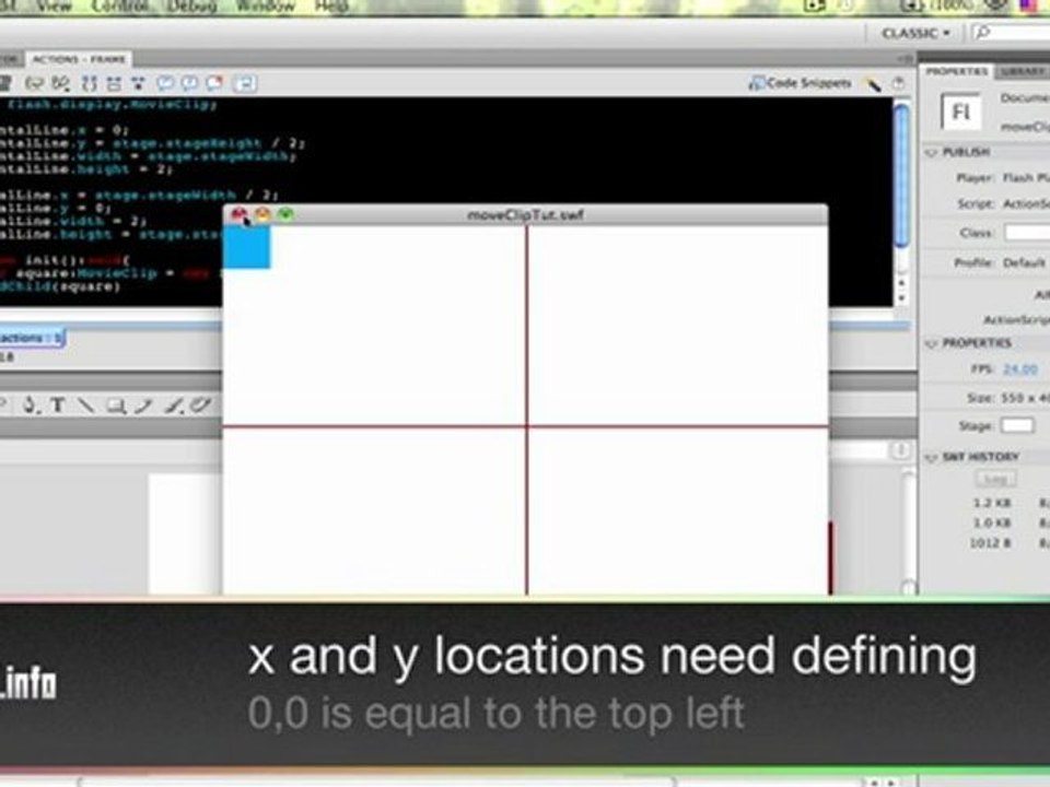 Pixil.info - How To Move Objects with AS3