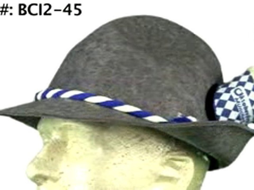 2010 Oktoberfest Edition Bavarian Hat w/Beer Stein & Gamsbar