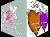 Download Free  Screensavers Flowers to Heart