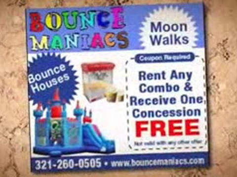 Bounce Maniacs 321-260-0505 BounceManiacs.com
