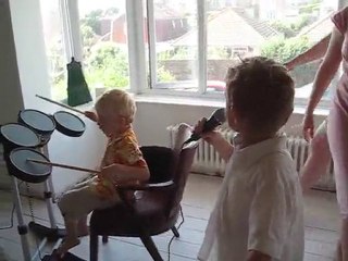 Max and Benjy in the sky with diamonds