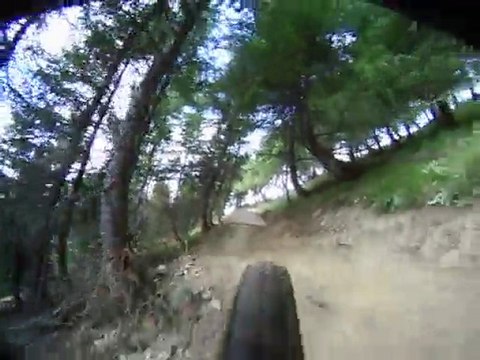 Piste Les Sapins; Deux alpes, aout 2010