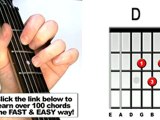 How to play D major - Easy Guitar Chords for Beginners