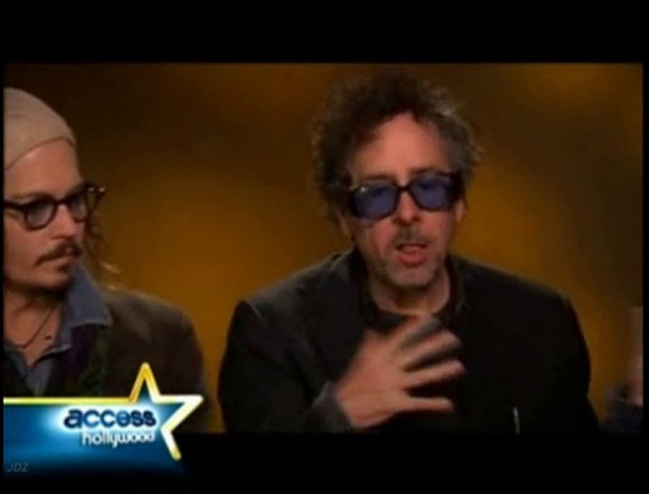 Johnny Depp and Tim Burton Access Hollywood Interview