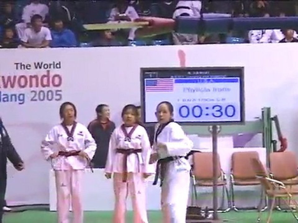 taekwondo compétition casse junior femme  tuio tchagui