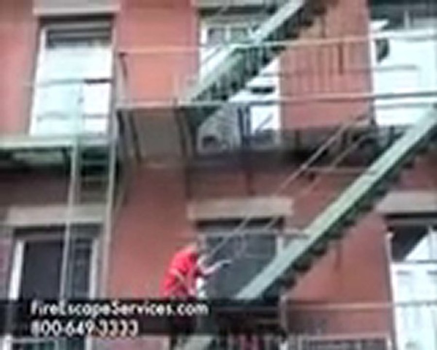 Fire Escape Load Test Anchorage 866-649-0333 www.Fireescape