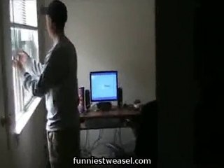 HILARIOUS Funny Pranks   Computer Scare Prank
