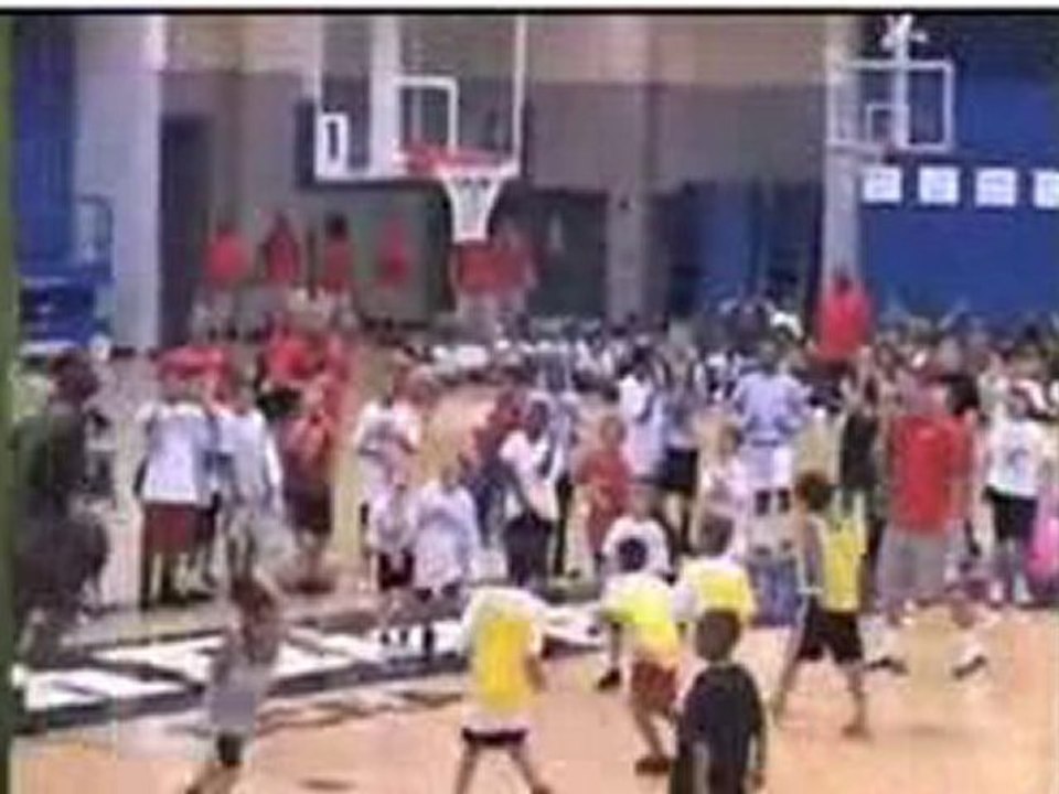 Lebron James Dunks On Little Kids!