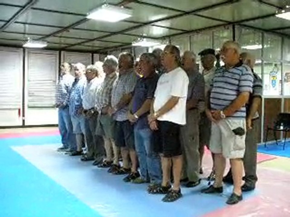 ensaio do grupo coral