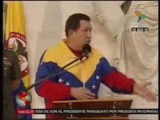 Llegada de Chávez a Santa Marta, Colombia