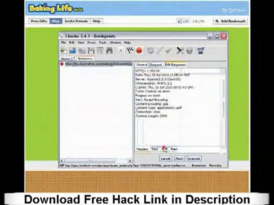 Baking Life Hack JUNE 2010 COINS + LEVEL +UNLOCK ...