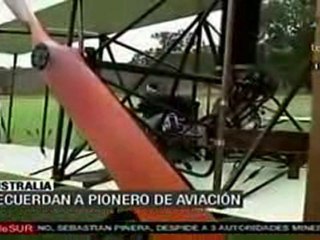 Celebran en Australia 100 años del primer vuelo de avión c