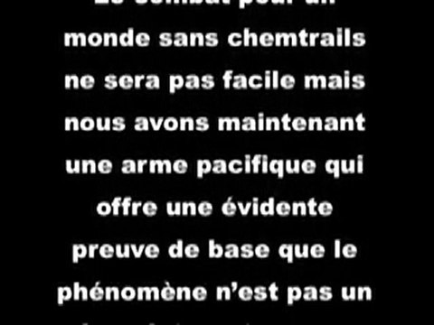 Chemtrails HAARP épandage danger poison chimique ciel