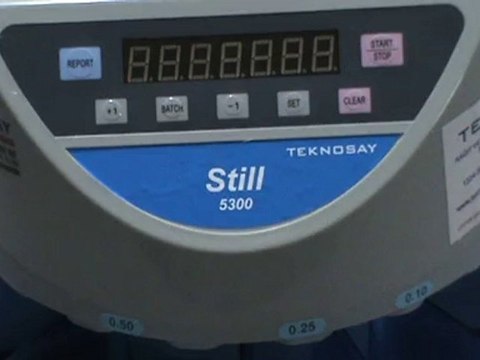 Teknosay Still 5300 Bozuk Para Sayma Makinası
