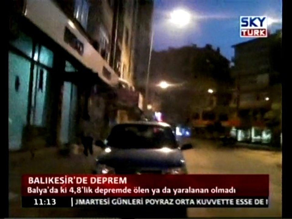 Balıkesir'de Deprem