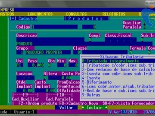 Cadastro de Produtos