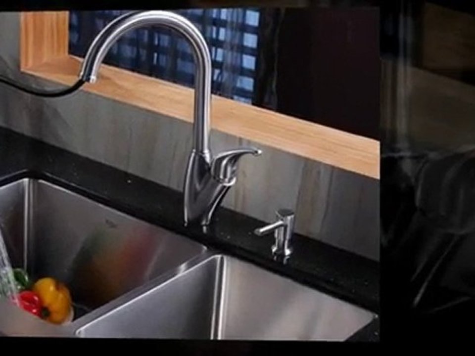 Kraus 36-inch Apron Front Double Basin Stainless Steel ...