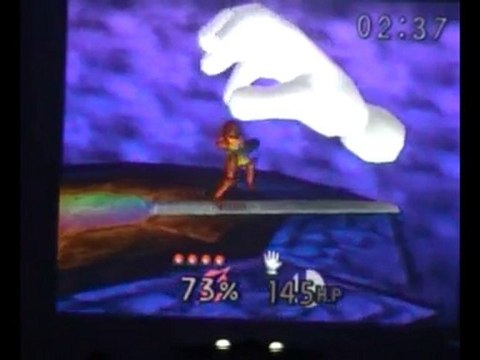 Super Smash Bros.: Meisterhand mit Samus