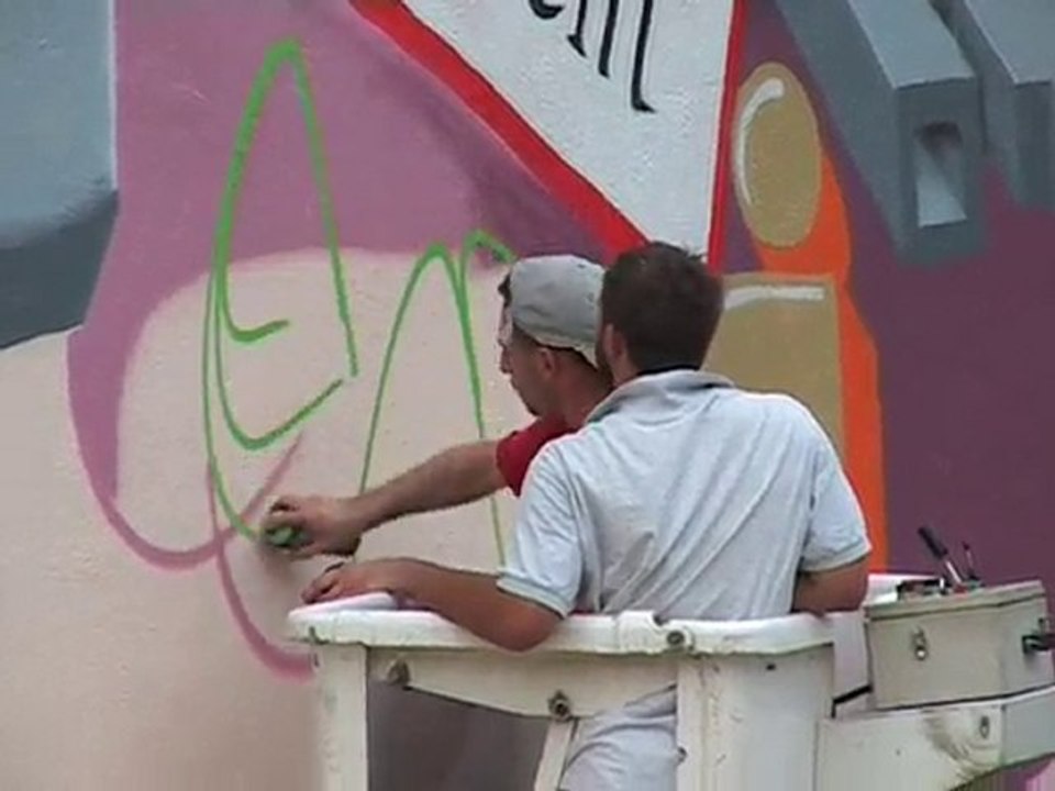 La fresque de l'aubradou