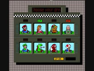 super mario kart snes