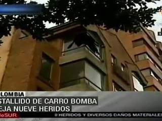 Explosión deja nueve heridos en Bogotá