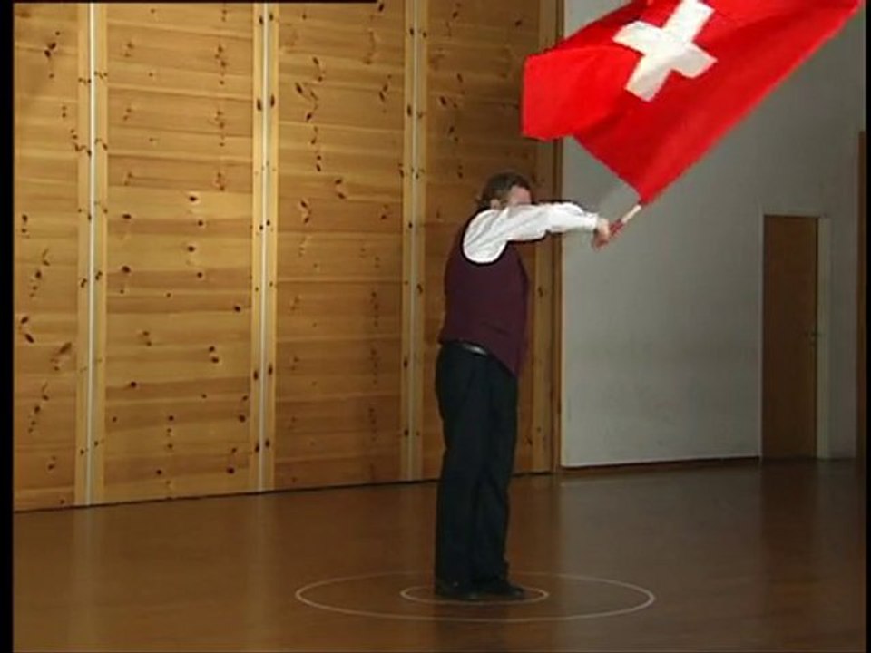 lancer de drapeau an sale. draditions suisse .. Pierre-Alain