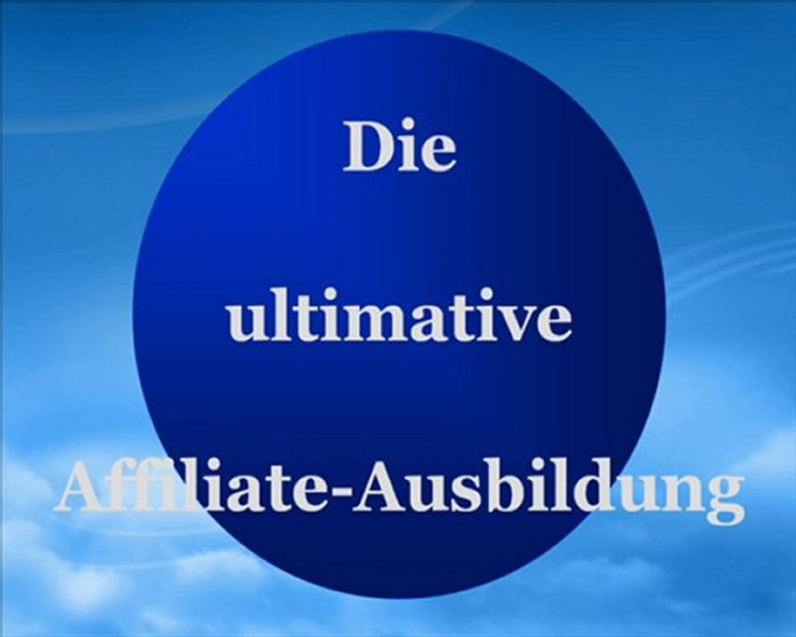 [Neu] Kostenlose ultimative Affiliate-Ausbildung