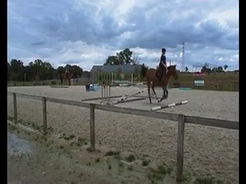 Roxana et moi - Séance d'obstacle 12 Août