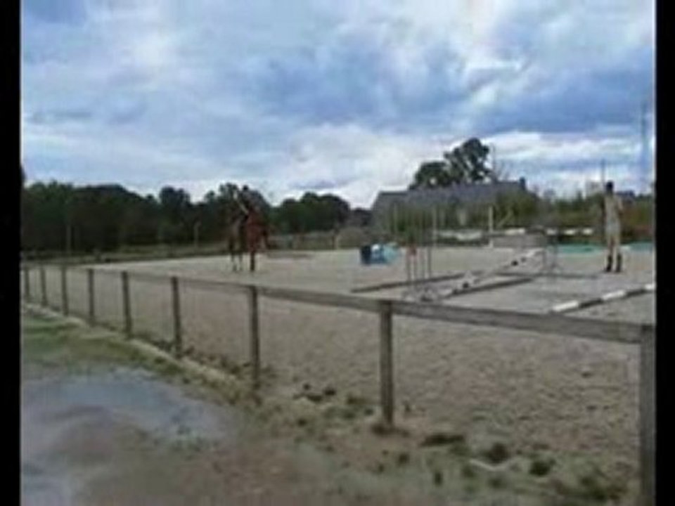 Roxana et moi - Séance d'obstacle 12 Août