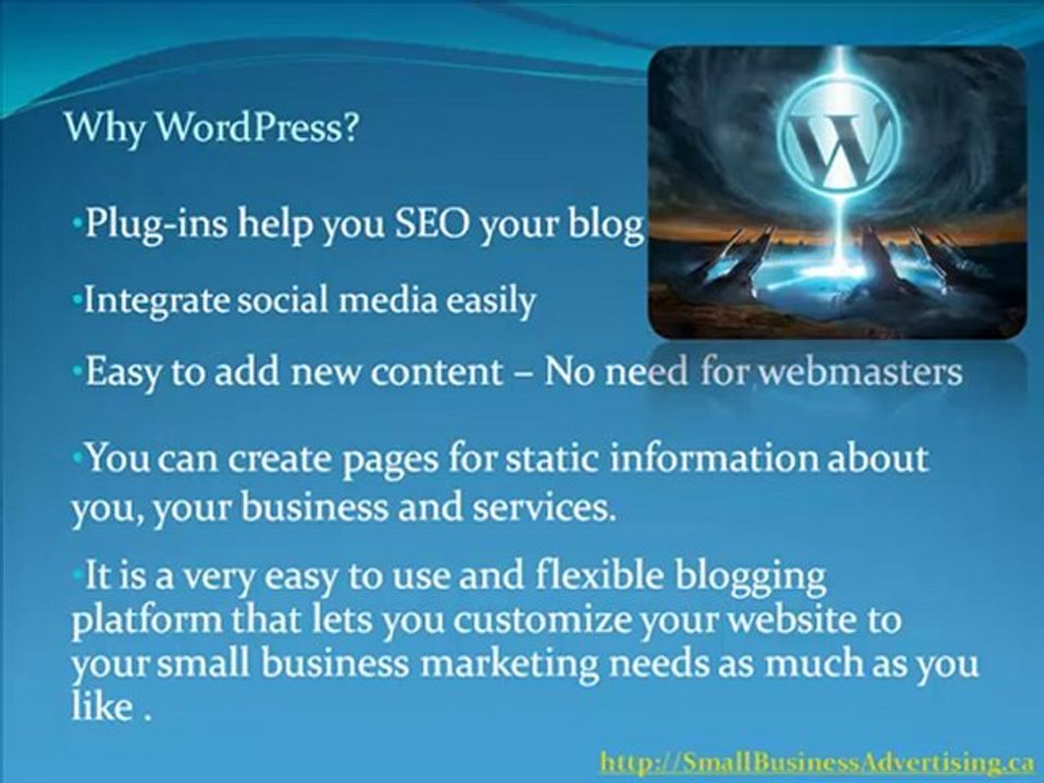 Small Business Marketing –Why Use Wordpress As Blogging S