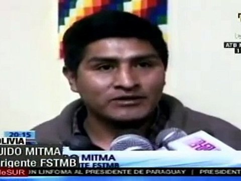 Huelguistas de Potosí exigen presencia de presidente Morale