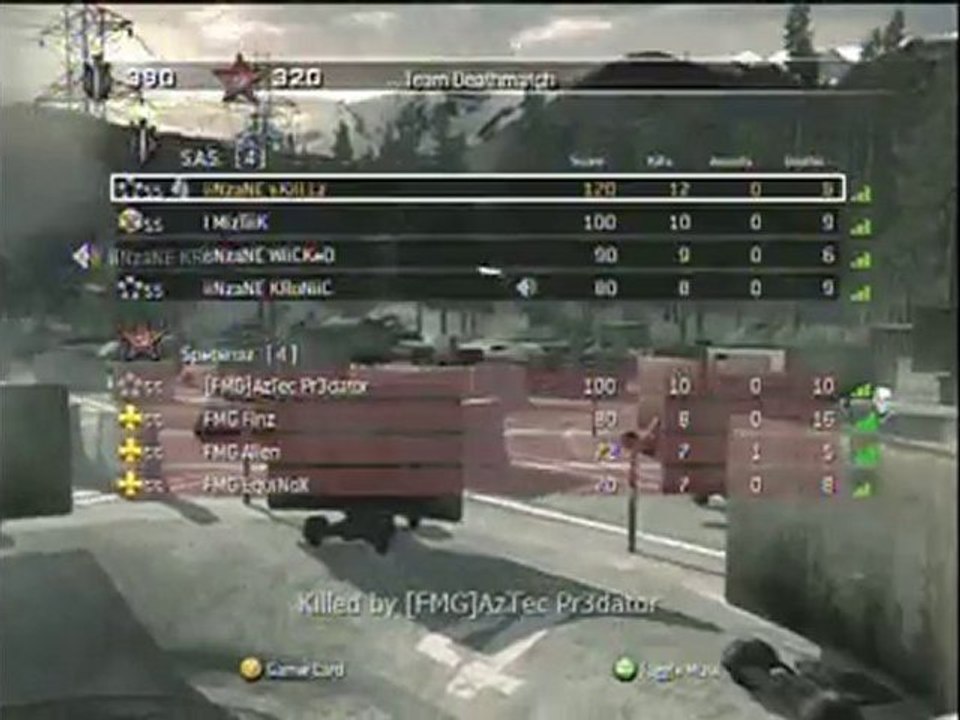 CoD4 Clan Match - iiNzaNE Gaming vs. FMG Gaming