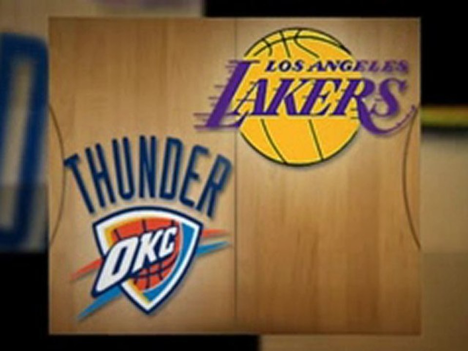 Thunder Vs Lakers Staples Center