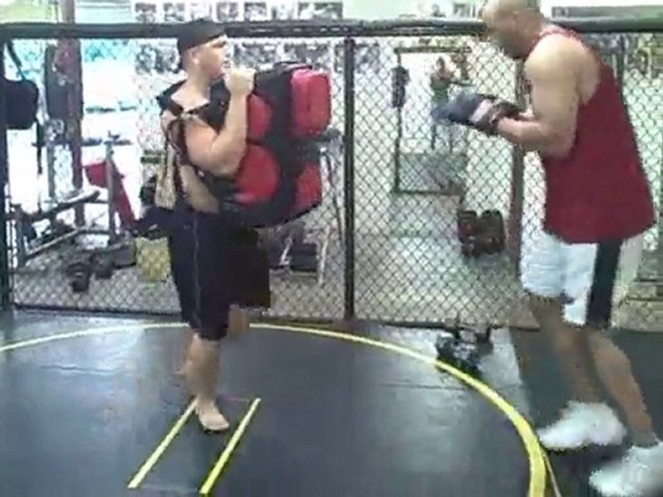 Boxing Training Tip: Punch Shield Workout.