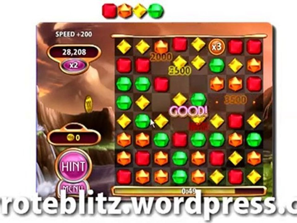 Bejeweled Blitz 2010 - Number of Jewels Cheat