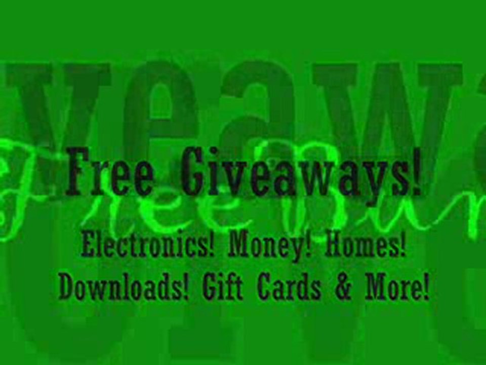 Get all your free stuff online!  Tons of free giveaways!