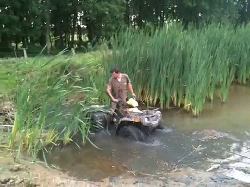 Quad à l'eau !