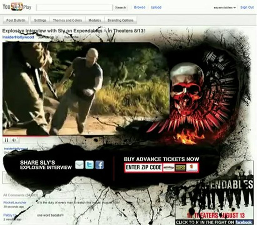 The Expendables YouTube Takeover
