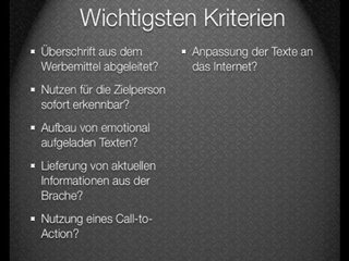 Checkliste für konversionstarke Landingpages & Salespages