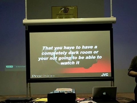 Best Buy Training Black Diamond Projector Screen Contrast