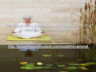 Can You Achieve Subliminal Mind Control With The Mind ...